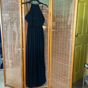 Open back dress